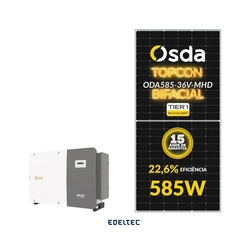 Gerador Edeltec Solar Solis 353,34 Kwp Tri. 800v Laje (250k/585w Bifacial)
