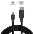 Cabo Mini Displayport Macho para Hdmi 2.0 Macho 2 Metros - Pmdph-2