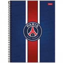 Caderno Universitário Capa Dura Paris Saint-Germain 200 fls