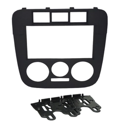 Moldura Fiamon 2 Din Vw Gol G4/saveiro Preta