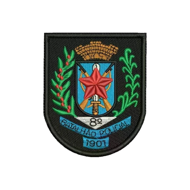 Brasão de Braço 8° Batalhão Policial 1901 (Bordado)