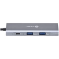 Hub Usb Tipo c / Type c  7 Em 1 C/ 3x Usb 3.0 + Leitor de Cartão Sd/tf + Hdmi + Tipo c - Hc-7