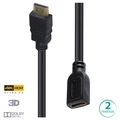 Cabo Extensor HDMI Vinik 2.0 4k Ultra HD 3D 2 Metros - H20EX-2