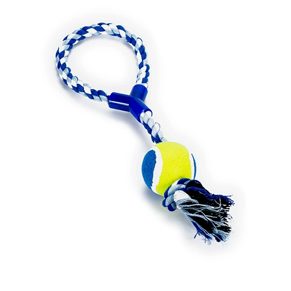 Brinquedo Mordedor Alça Simples Bola para Cães
