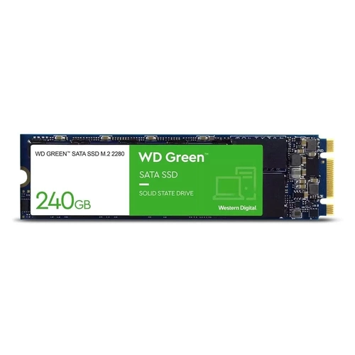 SSD WD Green, 240GB, M.2 SATA, Leitura: 545MB/s, Preto - WDS240G3G0B