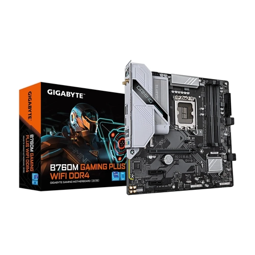 Placa Mãe LGA 1700 Gigabyte B760M Gaming Plus Wifi DDR4
