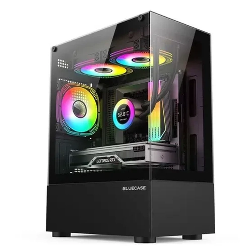 GABINETE GAMER BG-053 NUKER PRETO - BLUECASE