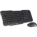 Kit Teclado e Mouse Sem Fio C3tech K-w10 Preto