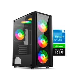 PC Gamer Intel Core I3 13100F, RTX 5060, 16GB Ram, SSD M.2 NVMe 512GB, Gabinete Gamer