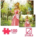 Quebra-cabeça Princesa Encantada 100 Peças -  2177