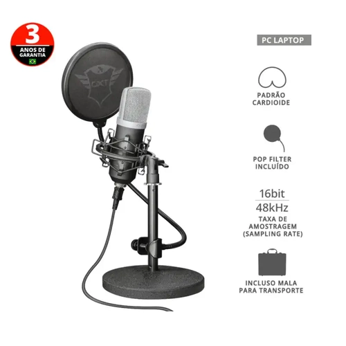 Microfone Trust Streaming Gxt 252 21753