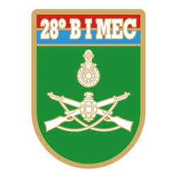 Distintivo de Bolso 28º BI MEC Novo Modelo RUE (Pirulito)