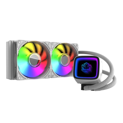Water Cooler Pcyes Tundra White Ghost Argb 240mm - Wctwg240