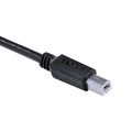 Cabo Para Impressora Usb-C Tipo-C Para USB 2.0 Pcyes 1 Metro Preto - PUCBP-1