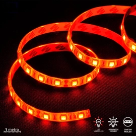 Fita de Led Vx Gaming Vermelho Com Conexão Molex 60 Pontos de Led 1 Metro - Lvm1