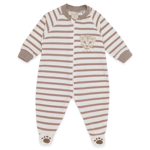 Macacão Manga Longa Zíper Pezinhos em Todos os Tamanhos Suedine Masculino – Savana