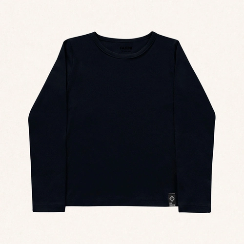 Blusinha Manga Longa Básica Fakini - Feminina