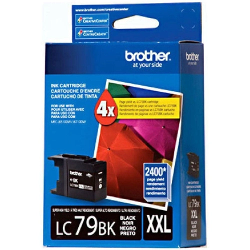 Cartucho De Tinta Brother Preto 2.4k Lc79bk