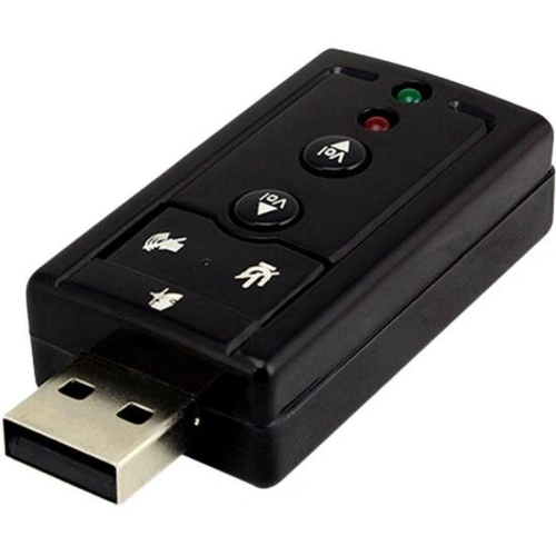 Adaptador 7.1  Usb Para Fone e Microfone 5+ - 015-0063