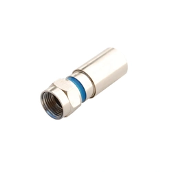 Conector f De Compressao Proeletronic  Para Cabo  Rg6 Cnf60012