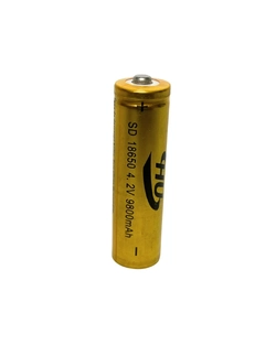 1un. Bateria Recarregável 4.2v 9800mah Lanterna Tática