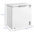 Freezer 200l Midea Horizontal 01 Tampa - Mdrc280sla011