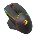 Mouse Gamer Sem Fio Redragon Axe Pro Preto - M814RGB-PRO