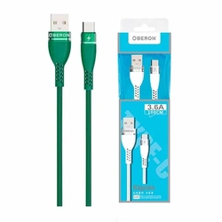 Cabo Cel/dados Usb 2.0 P/ V8 1m (blister) Ref. Or-co03/m1 Verde