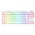 Teclado Mecânico Gamer Redragon Horus RGB Switch Blue ABNT2 Branco - K622W-RGB (PT-BLUE)