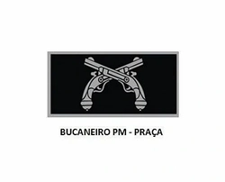 Divisa de Gola Bucaneiro PM (Emborrachado)