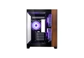 Gabinete Cooler Master Elite 481 Wood Micro-atx Vidro Panoramico 3 Fans Argb Preto    E481-khnn-s00