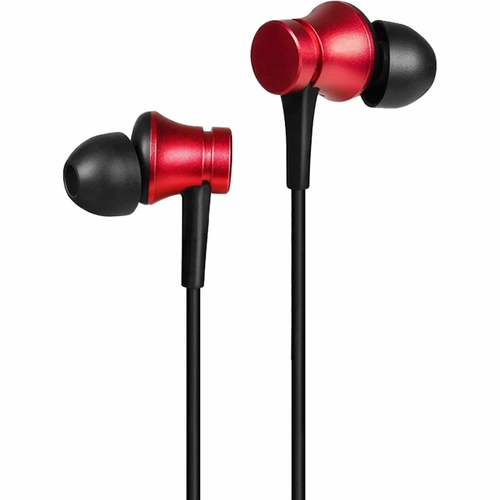 Fone De Ouvido Xiaomi Vermelho - Basic Mi Earphones