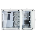 GABINETE HYRAX HGB700 ATX BRANCO