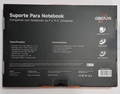 Suporte p/ Notebook 9 a 15,6 c/ 2 cooler e 6 posições de inclinação 9 a 15,6 Or-Sp242 - Oberon
