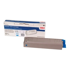 Cartucho de Toner Okidata C831 Mc873 Cian p/n 44844511