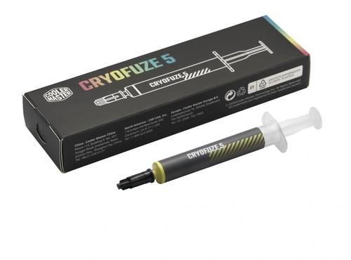 Pasta Termica Cooler Master Cryofuze 5 Yellow 12,5w/mk 3g    Mgy-adsy-n03g-r1