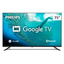 Smart Tv Philips 75" 4k Uhd Google Tv - 75pug7019/78