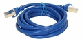 Patch Cord Cabo de Rede Cat7 1.5m Pluscable Azul - Cat715bl