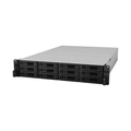 NAS Synology Rackstation 12 baias RS3621xs+ 2U (Intel Xeon D-1543 8GB DDR4, 4x 1GbE LAN, 2x 10GbE, 2x PSU s disco)