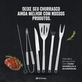 Kit Churrasco 10 Peças Aço Inox com Estojo de Transporte Grillrelax
