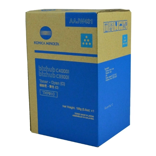 Cartucho de Toner Original Konica Minolta Cyan - TNP81C - C3300i C4000i   P/N AAJW431