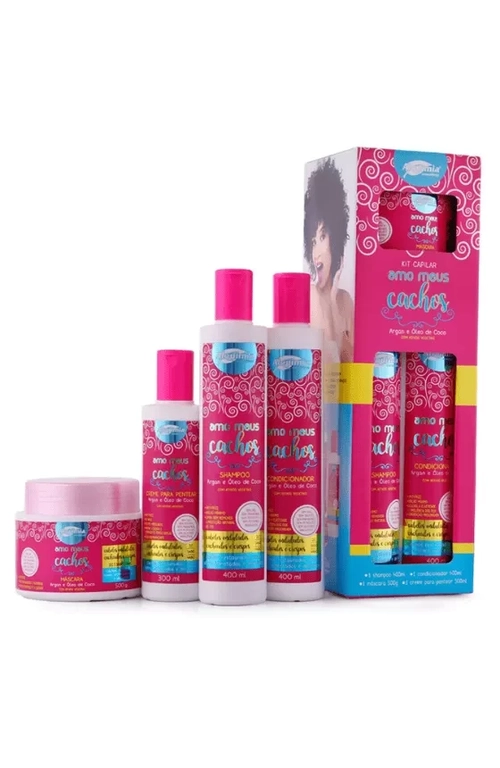 Kit Capilar Cachos Alquimia Cosméticos