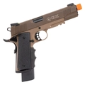 Pistola Airsoft 1911 R32 TN M.E.U TAN Full Metal 6mm GBB -QGK