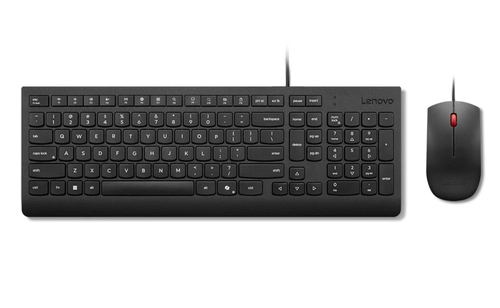Combo Teclado e mouse com fio Lenovo Essential - 4X31R64405