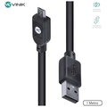 CABO USB X MICRO USB B 2.0 1M PRETO MUSB-1 - VINIK