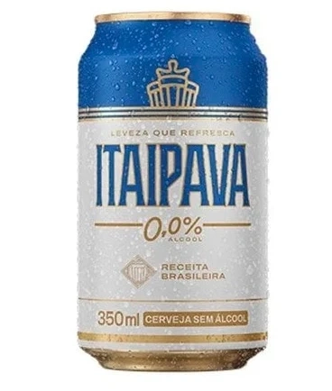 Cerveja Itaipava 0,0% Álcool 350 ml