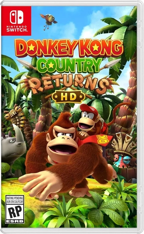 Jogo Donkey Kong Country Returns HD, Midia Fisica, Para Nintendo Switch