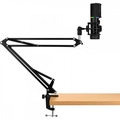 Microfone Gamer Streamplify Mic Arm Com Braço Flexível Preto Rgb