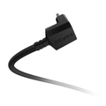 Cabo Hdmi 2.1 Pcyes Conector 90º Vertical - Preto - 3m - Nylon - Ph21-3vnp-f