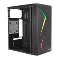 Gabinete Gamer Vinik Twin Edge Preto Lateral Acrilico - Ggteacbk
